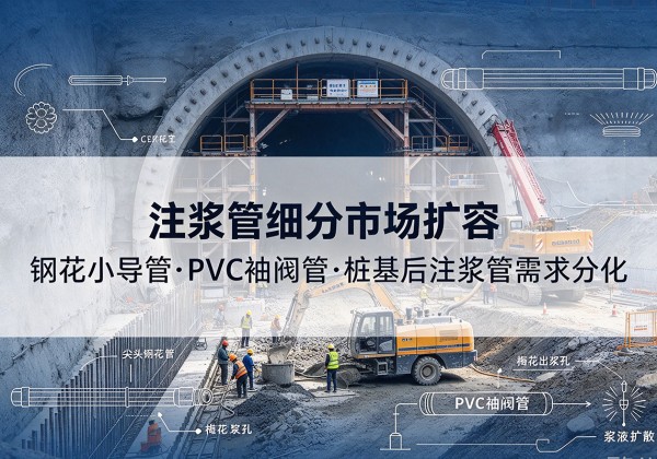 富平注浆管细分市场扩容，隧道钢花小导管、PVC 袖阀管、桩基后注浆管需求分化