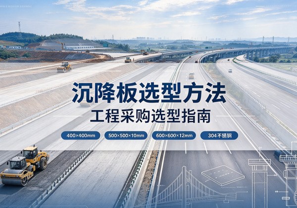富平沉降板选择方法